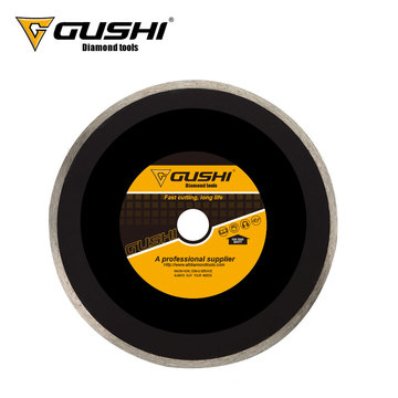 Continuous Rim Diamond Blade for Wet Cutting Glass